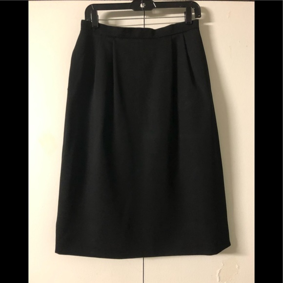 Marshall Fields 100% Pure Wool Skirt Sz 11/12 Vintage Elegance Straight - Picture 7 of 10